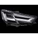 Оптика передня, фари Audi A4 B9 (2017-2020) LED з лінзою