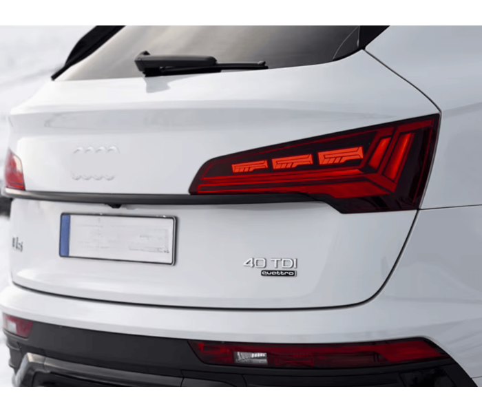 Оптика задня, ліхтарі на Audi Q5 (2018-2021) чрвоні