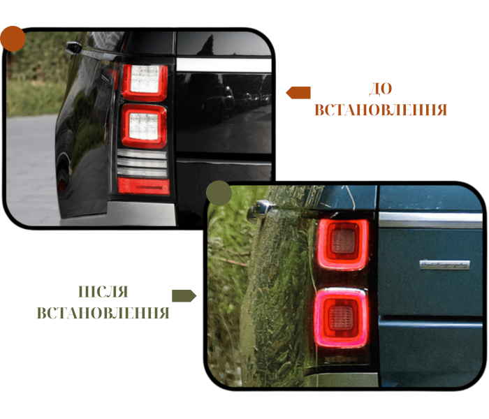 Оптика задня, ліхтарі на Range Rover L405 Full Led (2013-2017) під рестайл