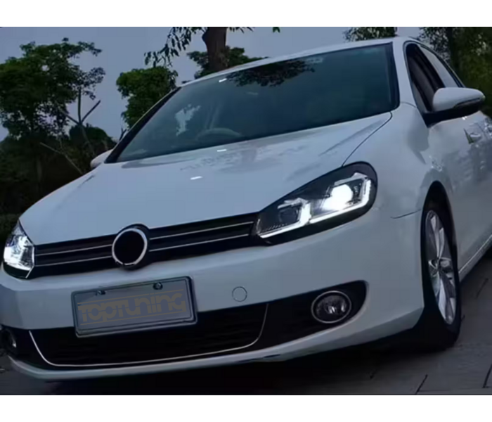 Оптика передня, світлодіодні фари на Volkswagen Golf 6