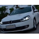 Оптика передня, світлодіодні фари на Volkswagen Golf 6