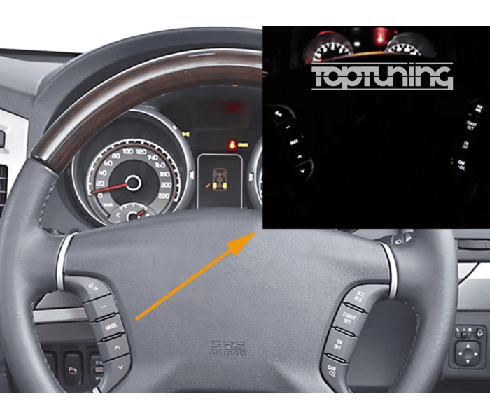 Кнопки керування аудіосистемою на кермі для Mitsubishi Pajero (2007-2016)