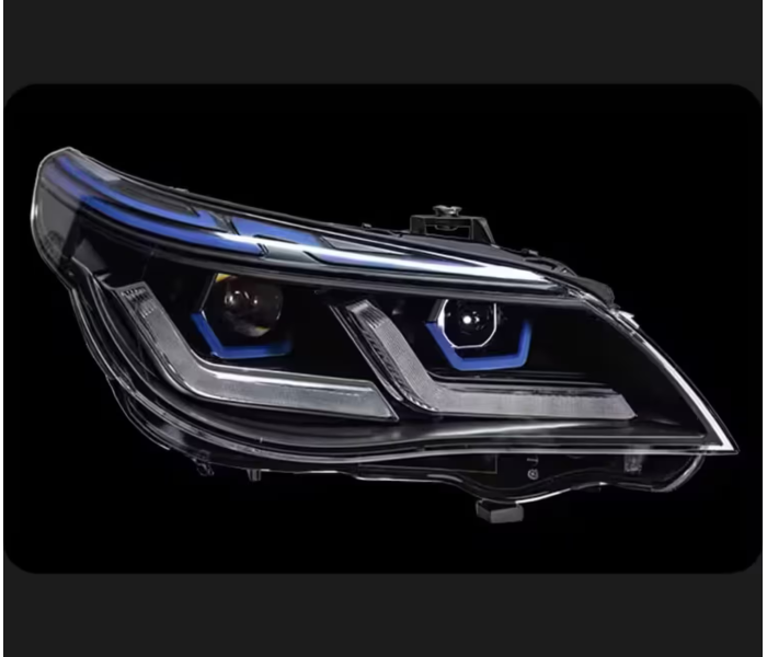 Оптика передня, світлодіодні фари на BMW E60 рестайл