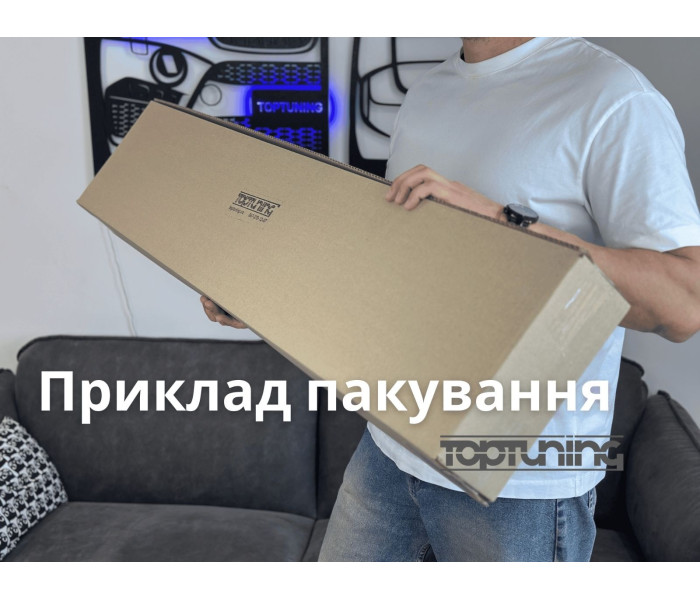 Спойлер ліп на багажник Mercedes-Benz C-class W205 купе (ABS-пластик) чорний глянець
