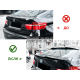 Спойлер BMW X6 E71 Blade Style ABS-пластик чорний глянсовий