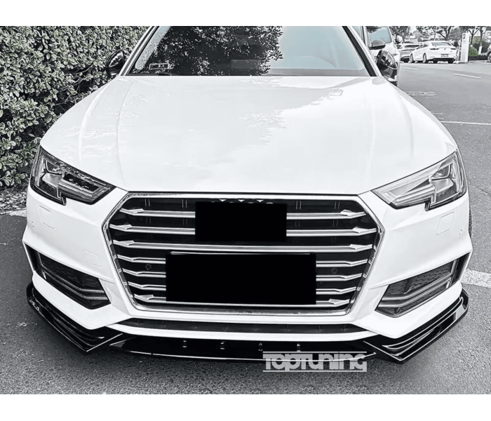 Накладка переднього S-Line бампера Audi A4 B9 (17-19 р.в.)