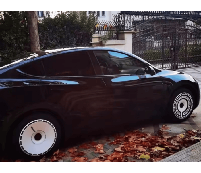 Комплект ковпаків коліс, повні кришки обода Tesla Model Y чорні 19-дюймові