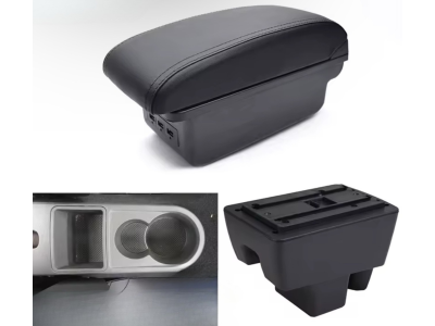 Авомобільний підлокотник-органайзер з USB портами для Skoda Rapid (2013-2018)