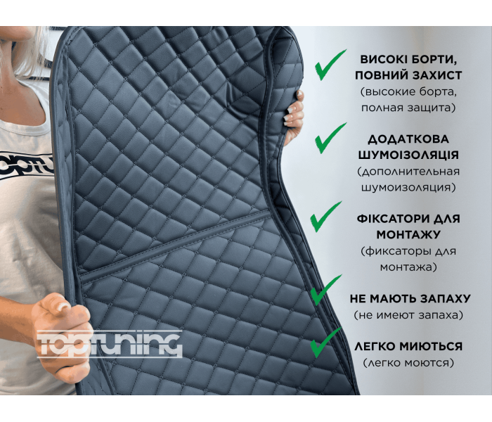Килимки салону Audi Q5 17+ з високими бортами