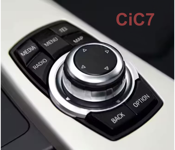 Накладка на кнопки мультимедійного центру BMW F20, F22, F30, F32 з системою CIC7