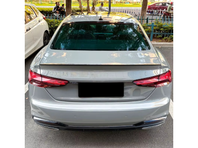 Спойлер на Audi A5 Coupe стиль S5 чорний глянсовий ABS-пластик (2016-...)