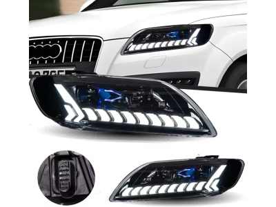Оптика передняя, фары Audi Q7 LED (06-09 г.в.) на заводской ксенон без AFS
