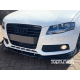 Накладка переднього бампера Audi A4 B8 8K  (2009-2012 р.в.) чорний глянець