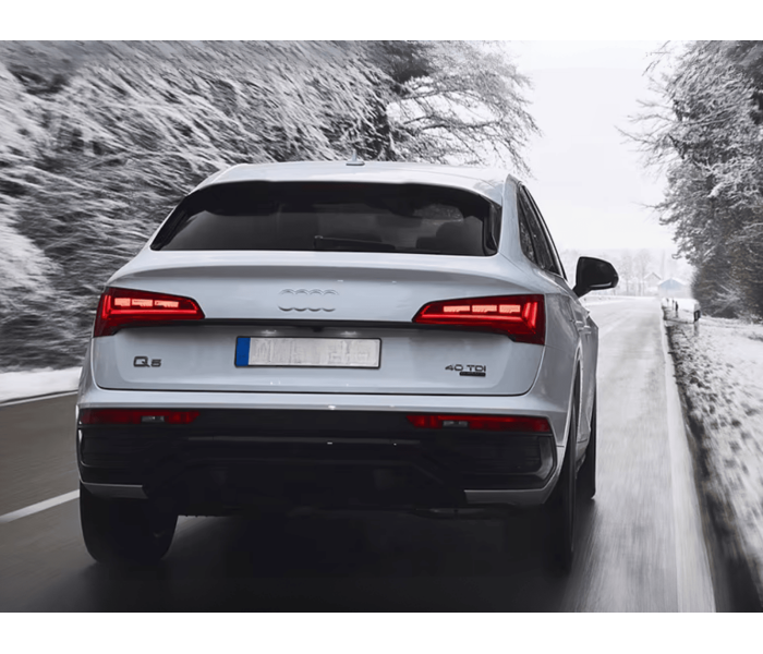 Оптика задня, ліхтарі на Audi Q5 (2018-2021) чрвоні