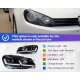 Оптика передня, світлодіодні фари на Volkswagen Golf 6