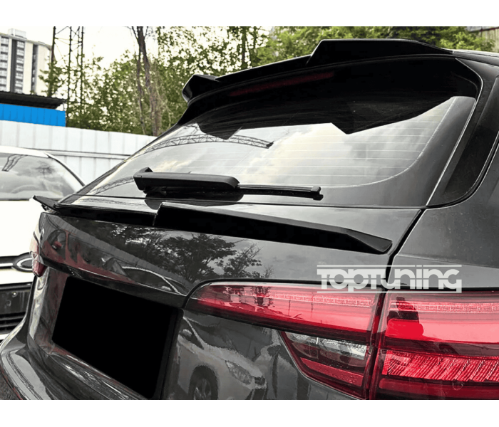 Спойлер під скло для Audi A4 B9 Avant Travel Edition 2017-2024 років чорний глянсовий (ABS-пластик)