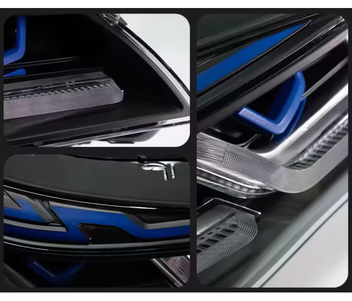 Оптика передня, світлодіодні фари на BMW E60 рестайл