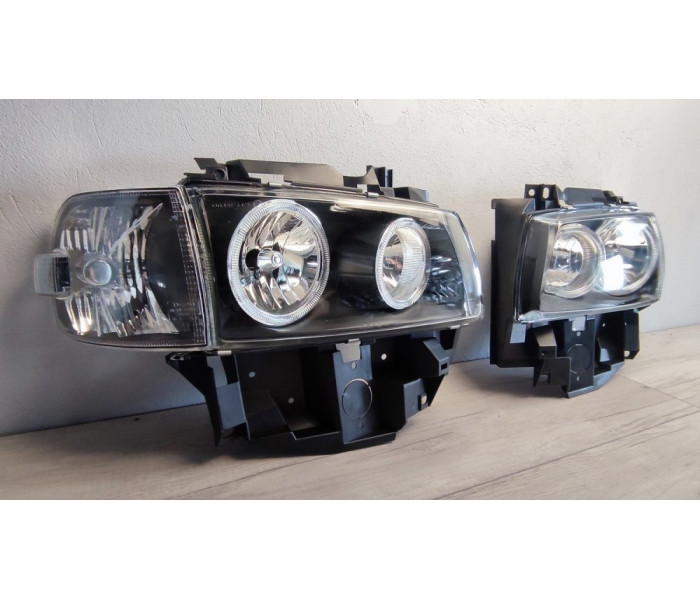 Оптика передня, фари VW T4 Angel Eyes (96-03 р.в.)