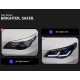 Оптика передня, світлодіодні фари на BMW E60 рестайл
