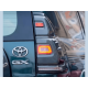 Оптика задня, LED ліхтарі Toyota Land Cruiser Prado 120 димчасті у стилі 2018+