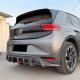 Накладка заднього бампера Volkswagen ID.3 чорний глянець (19-23 р.в.)