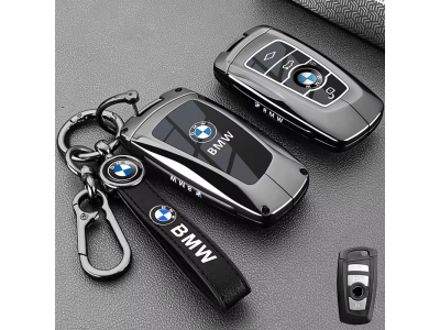 Чехол протектор на ключ для BMW F20 F30 F34 F32 F07 F10 F30 F06 F01 M5 M6 F25 F26 серебристый