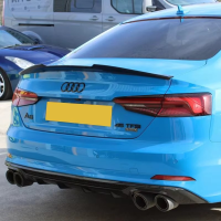 Спойлер на Audi A5 Sportback стиль M4 черный глянцевый ABS-пластик (2016-...)