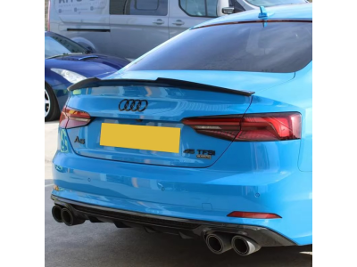 Спойлер на Audi A5 Sportback стиль M4 чорний глянсовий ABS-пластик (2016-...)