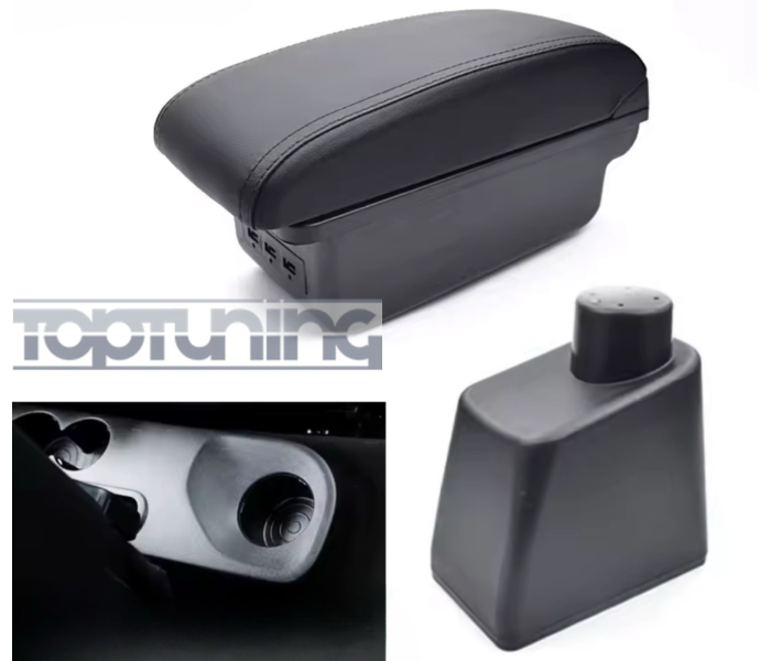 Авомобільний підлокотник, центральна консоль з usb портами для  Renault Captur (2011-2017)