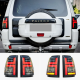 Оптика задня, світлодіодні ліхтарі Mitsubishi Pajero Montero V93 V97