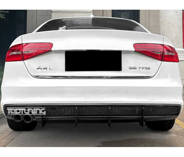 Накладка (протектор) заднього бампера Audi A4 B8.5 Sline (2013-2016 р.в.)