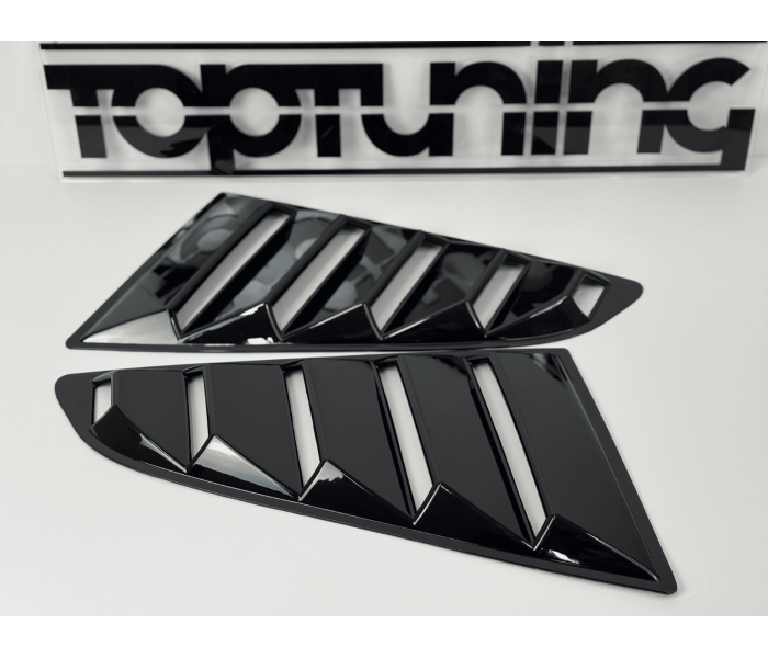 Накладки (зябра) на вікна задніх дверей Ford Mustang (2015-2023)