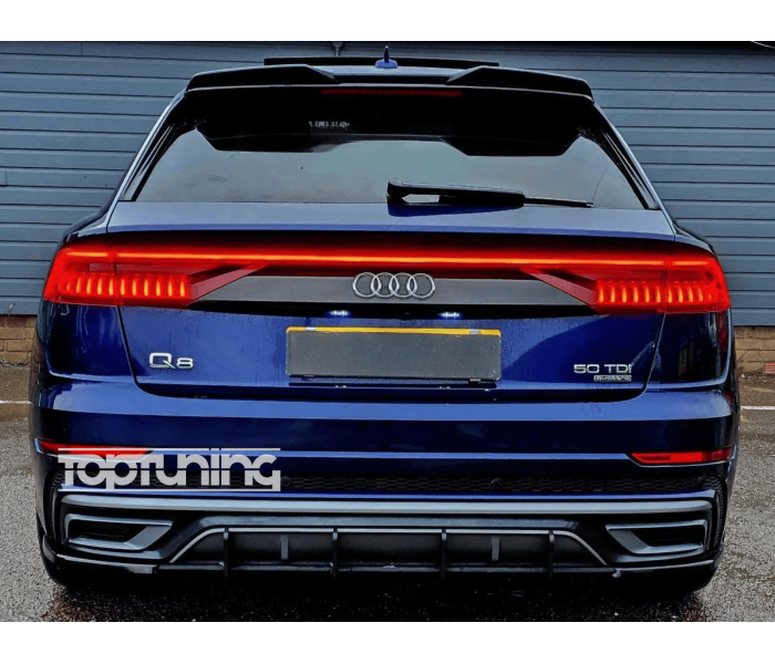 Накладки (дифузори) заднього бампера Audi Q8 S-line (18-23)