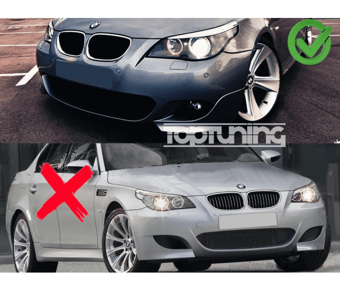Накладка переднього бампера BMW 5 E60 E61 M-Tech