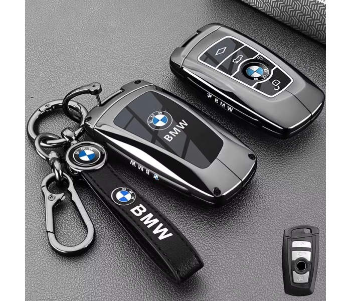 Чохол протектор на ключ для BMW F20 F30 F34 F32 F07 F10 F30 F06 M5 M6 F25 F26 сріблястий