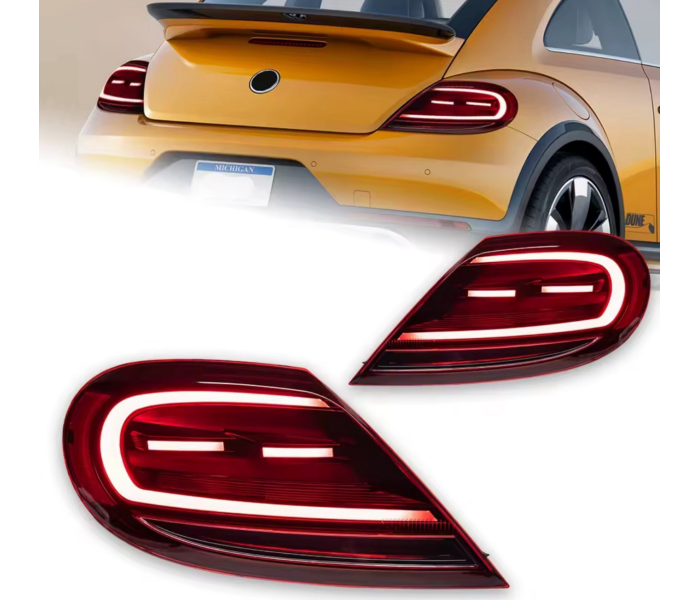 Оптика задня, ліхтарі VW Beetle Led червоні (13-19 р.в.)