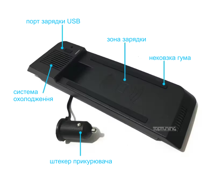 Бездротова автомобільна зарядка для Audi A4 A5 S5 RS5