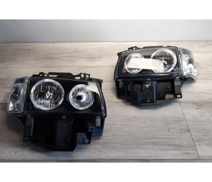 Оптика передня, фари VW T4 Angel Eyes (96-03 р.в.)