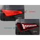 Оптика задня, ліхтарі на Audi Q5 Full Led (2008-2016) червоні