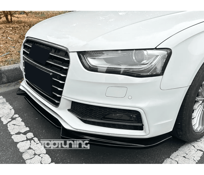 Накладка переднього бампера A4 S4 B8 Sline рестайл