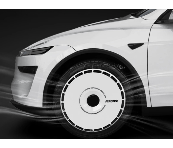 Комплект ковпаків коліс, повні кришки обода Tesla Model Y білі 19-дюймові