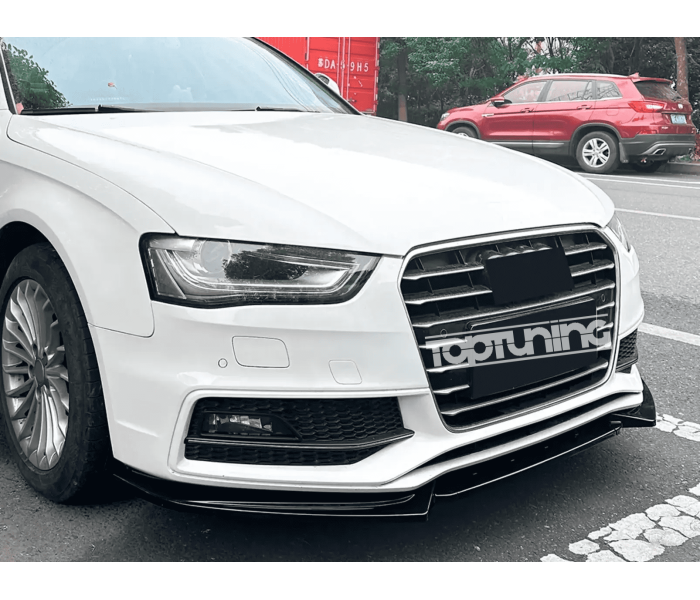 Накладка переднього бампера A4 S4 B8 Sline рестайл