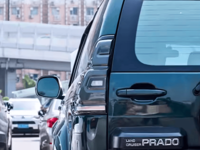 Оптика задня, LED ліхтарі Toyota Land Cruiser Prado 120 димчасті у стилі 2018+
