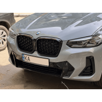 Решітка радіатора BMW X3 G01 рестайлінг стиль Diamond чорний гянець (2022- р.в.)