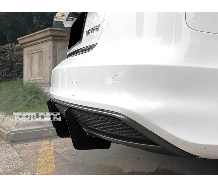 Накладка (протектор) заднього бампера Audi A4 B8.5 Sline (2013-2016 р.в.)