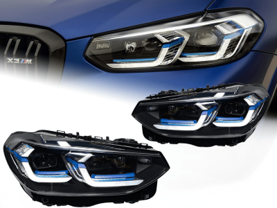 Оптика передня, світлодіодні фари BMW X3 G01 F97 / X4 G02 F98 на штатний галоген