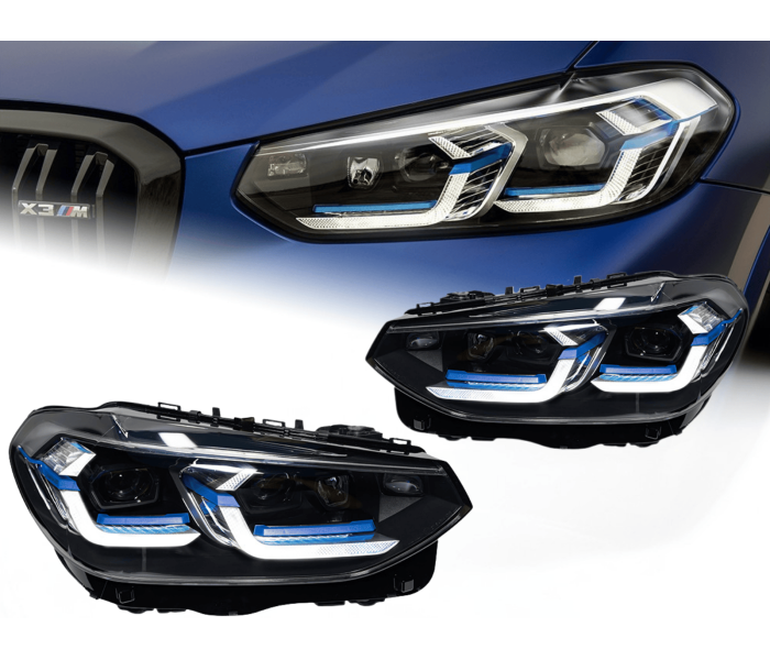 Оптика передня, світлодіодні фари BMW X3 G01 F97 / X4 G02 F98 на штатний галоген