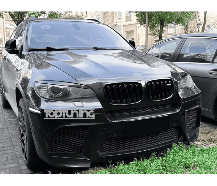 Вії, накладки фар БМВ Х6 Е71 ABS пластик