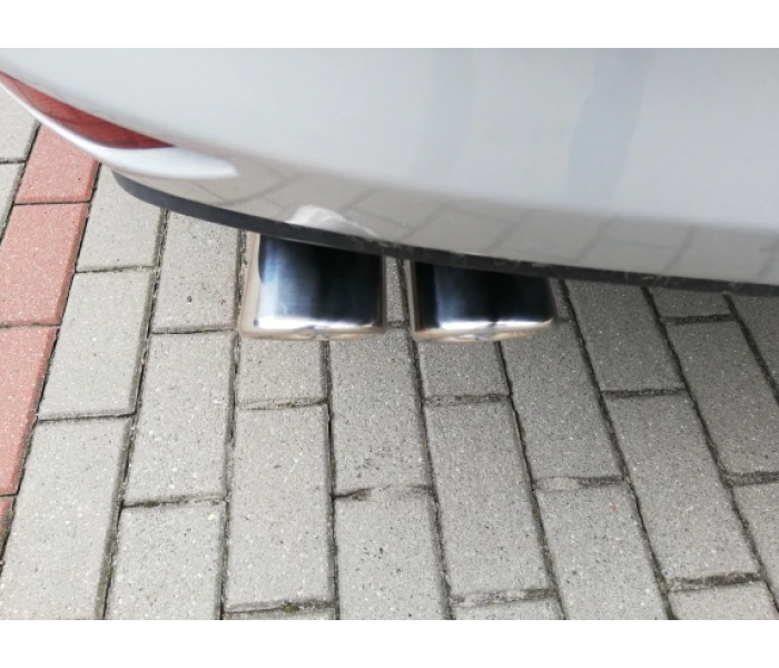 Наконечники глушника Audi A1 A3 A4 Q5 / VW Bora Polo Passat B7 CC Golf 6 7 Tiguan хром 7.5 см