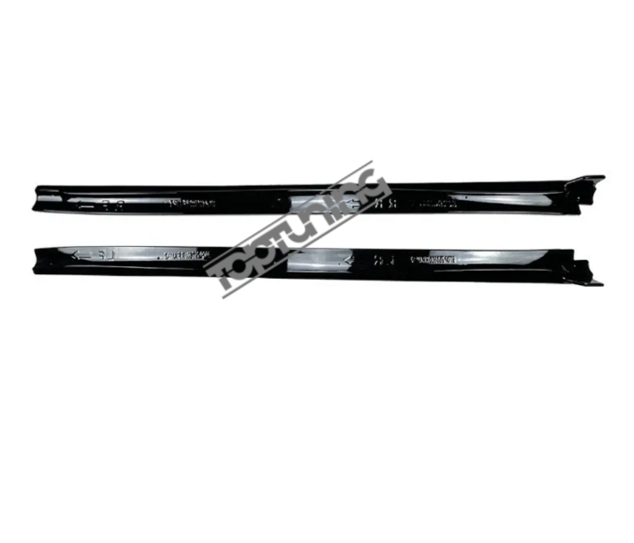 Пороги, накладки на пороги BMW X6 F16 (2014-2019) чорний глянець
